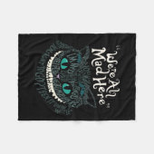 Couverture Polaire Cheshire Alice Chat Nous sommes tous morts ici Won (Devant (Horizontal))