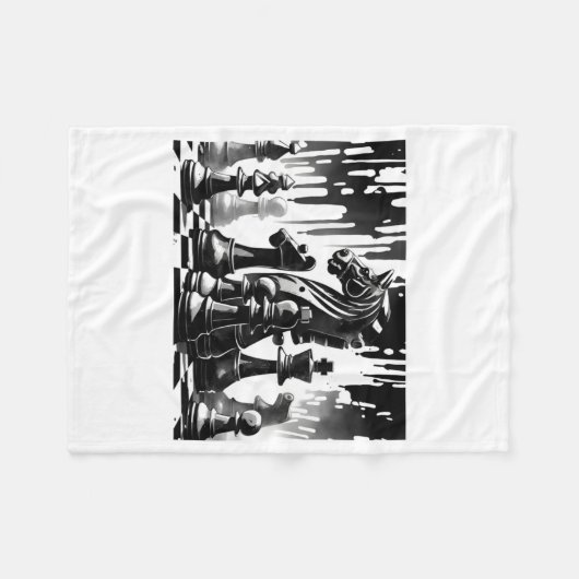 Couverture Polaire Chess Board  (Devant (Horizontal))