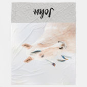 Couverture Polaire Cheval (Devant)