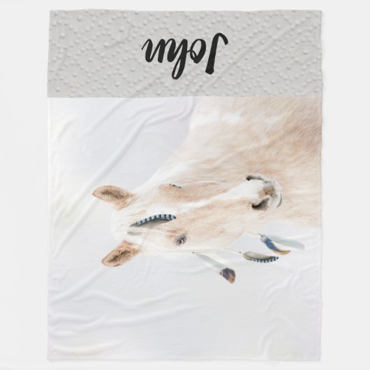 Couverture Polaire Cheval (Devant)