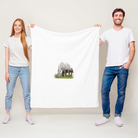 Couverture Polaire Cheval (En situation)