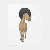 Couverture Polaire Cheval Afro (Devant)