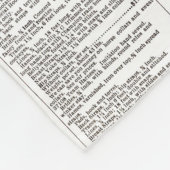 Couverture Polaire Cheval Antique Publicité Journal Art (Coin)