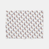 Couverture Polaire Cheval Arc En Ciel Pour Les Filles (Devant (Horizontal))