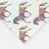 Couverture Polaire Cheval Arc En Ciel Pour Les Filles (Coin)