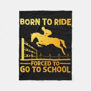 Couverture Polaire Cheval Art Pour Hommes Femmes Équitation Rider Equ