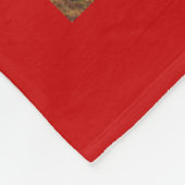 Couverture Polaire Cheval avec Bow rouge (Coin)
