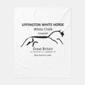 Couverture Polaire Cheval blanc d'Uffington (Devant)