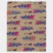 Couverture Polaire Cheval Brownish (Devant)