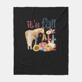 Couverture Polaire Cheval C’est automne Y’all Style Vintage