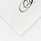 Couverture Polaire Cheval cosmique noir et blanc (Coin)