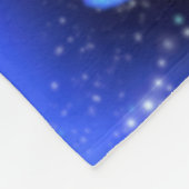 Couverture Polaire Cheval Courant En Lune Bleue Blanche Toison (Coin)