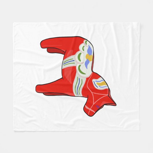 Couverture Polaire Cheval dalécarlien (Devant (Horizontal))