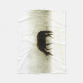 Couverture Polaire cheval dans la brume (Devant)