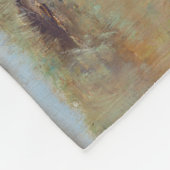 Couverture Polaire Cheval dans une prairie, Edgar Degas (Coin)