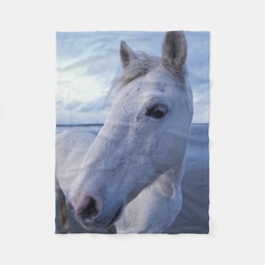 Couverture Polaire Cheval de Camargue (Devant)