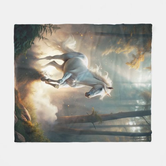 Couverture Polaire Cheval de course (Devant (Horizontal))