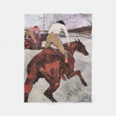 Couverture Polaire Cheval de Jockey et de Course, Lautrec (Devant)