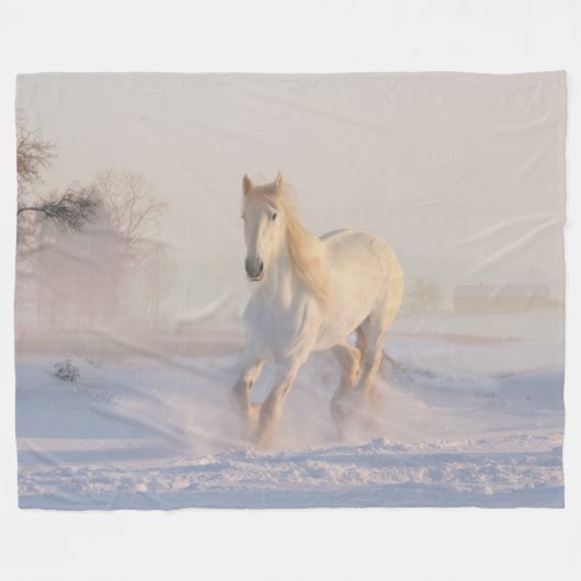 COUVERTURE POLAIRE CHEVAL DE NEIGE (Devant (Horizontal))