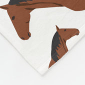 Couverture Polaire Cheval Design (Coin)