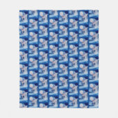 Couverture Polaire Cheval d'Imaginaire à cascade de Unicorn volant (Devant)