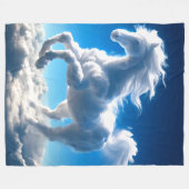 Couverture Polaire Cheval du nuage (Devant (Horizontal))