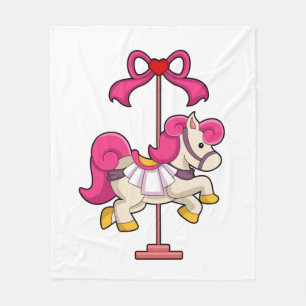 Couverture Polaire Cheval en cheval de carrousel.PNG