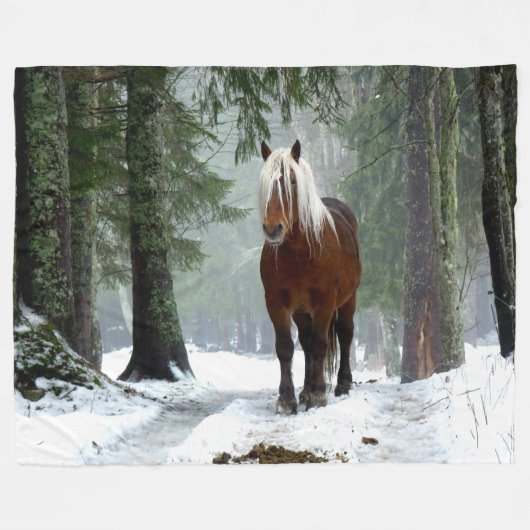 COUVERTURE POLAIRE CHEVAL FORESTIER (Devant (Horizontal))