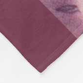 Couverture Polaire cheval heureux en rose (Coin)