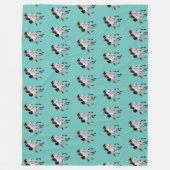 Couverture Polaire Cheval islandais en mouvement (Devant)