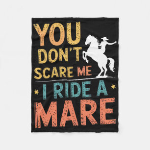 Couverture Polaire Cheval Lover équitation équestre cavalier femme