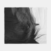 COUVERTURE POLAIRE CHEVAL NOIR (Devant (Horizontal))