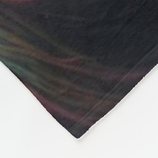 Couverture Polaire Cheval noir avec Mane Iridescente (Coin)