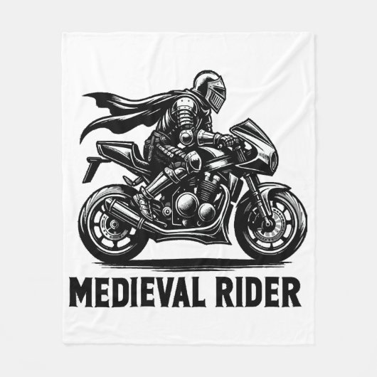 Couverture Polaire chevalier médiéval (Devant)