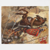 COUVERTURE POLAIRE CHEVALIER SUR LE CHEVAL (Devant (Horizontal))