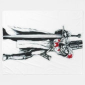 COUVERTURE POLAIRE CHEVALIERS TEMPLAR (Devant (Horizontal))