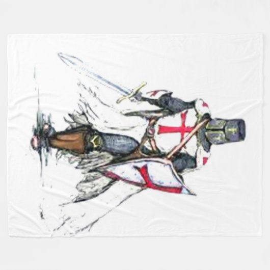 COUVERTURE POLAIRE CHEVALIERS TEMPLAR (Devant (Horizontal))