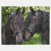 Couverture Polaire Chevaux (Devant (Horizontal))