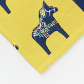 Couverture Polaire Chevaux Blue Dala (Coin)