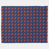 Couverture Polaire Chevaux de Dala (Devant (Horizontal))