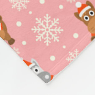 Couverture Polaire Chevaux d'hiver