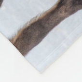 Couverture Polaire Chevaux islandais en hiver près de Hofn, Islande (Coin)