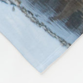 Couverture Polaire Chevaux traversant le ruisseau (Coin)