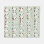 Couverture Polaire Chèvres Blanche polaire moyenne (Devant (Horizontal))