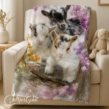 Chèvres en feuillage d'automne 2