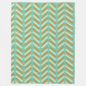 Couverture Polaire Chevron des années 1970 (Devant)