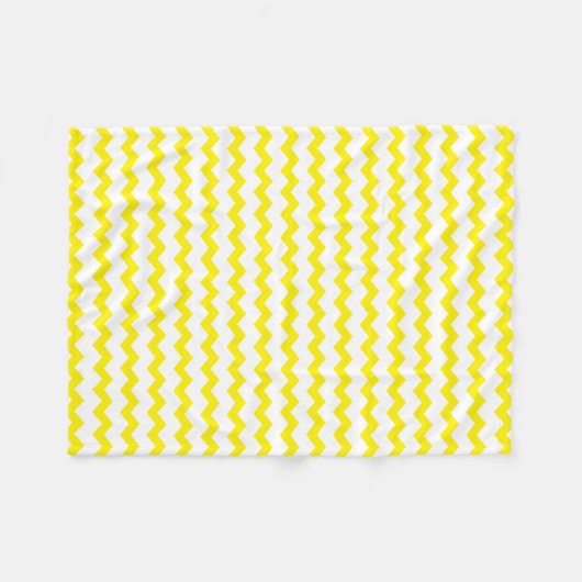 Couverture Polaire Chevron jaune (Devant (Horizontal))