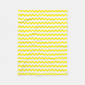 Couverture Polaire Chevron jaune (Devant)