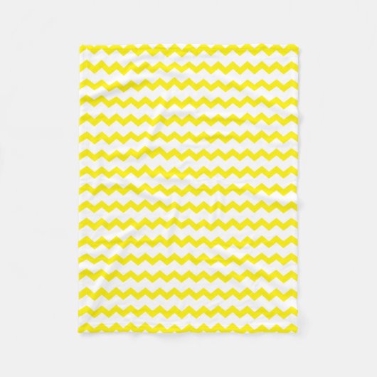 Couverture Polaire Chevron jaune (Devant)