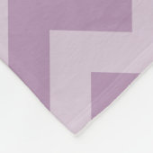 Couverture Polaire Chevron monochromatique violet (Coin)